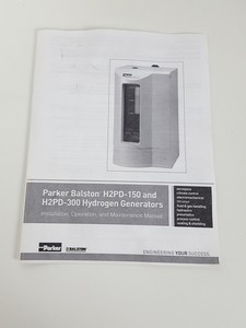 Thumbnail image of Parker Balston H2PD-150-220 Hydrogen Generator & Manual Lab