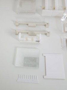 Thumbnail image of Gel Electrophoresis Parts - Combs, Gel Trays, Buffer Dams, Pharmacia Bio-Rad Lab