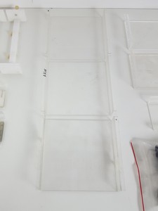 Thumbnail image of Gel Electrophoresis Parts - Combs, Gel Trays, Buffer Dams, Pharmacia Bio-Rad Lab