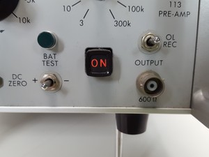 Thumbnail image of EG&G 113 Low-Noise Preamplifier 300 kHz Lab