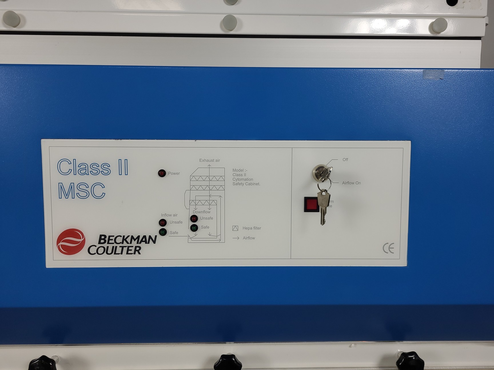 Image of Beckman Coulter MoFlo Laser Cytomation System w/ MSC Class II Safety Cabinet Lab