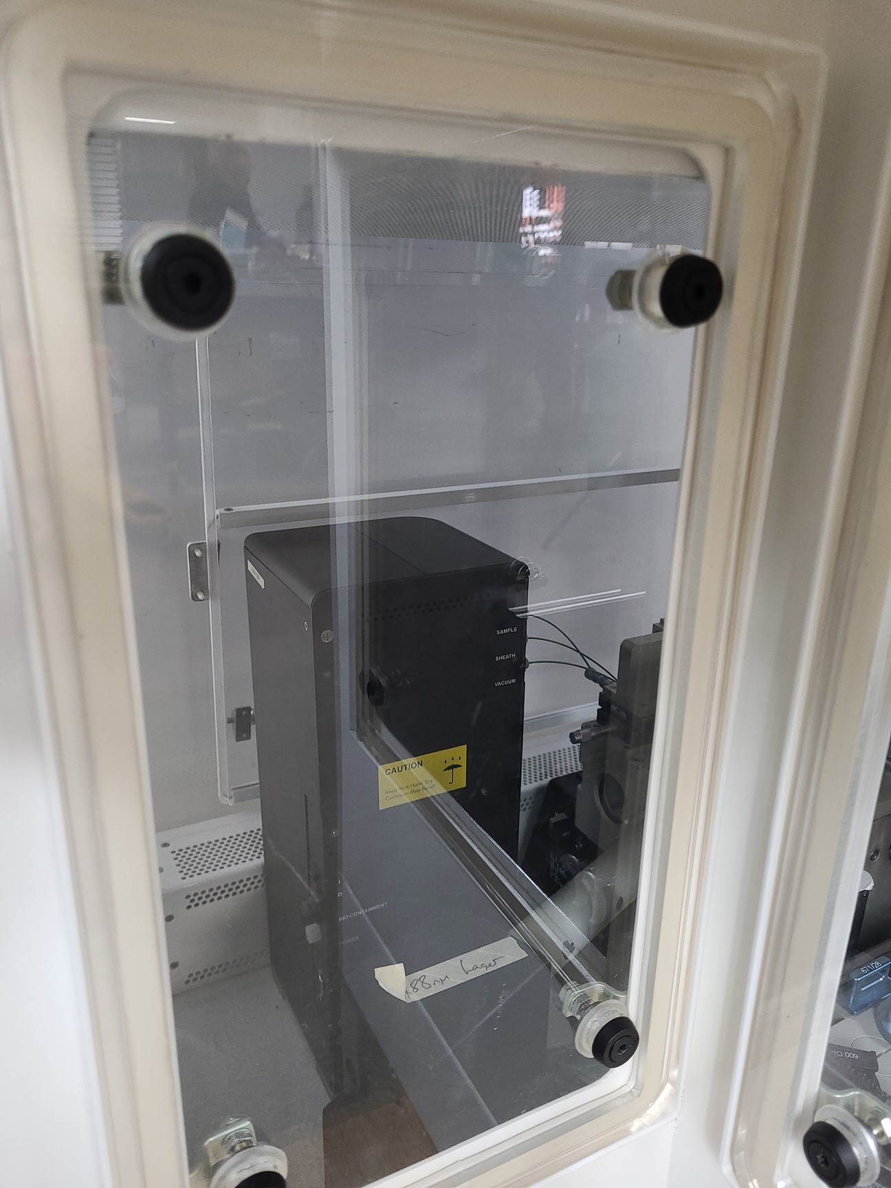 Image of Beckman Coulter MoFlo Laser Cytomation System w/ MSC Class II Safety Cabinet Lab