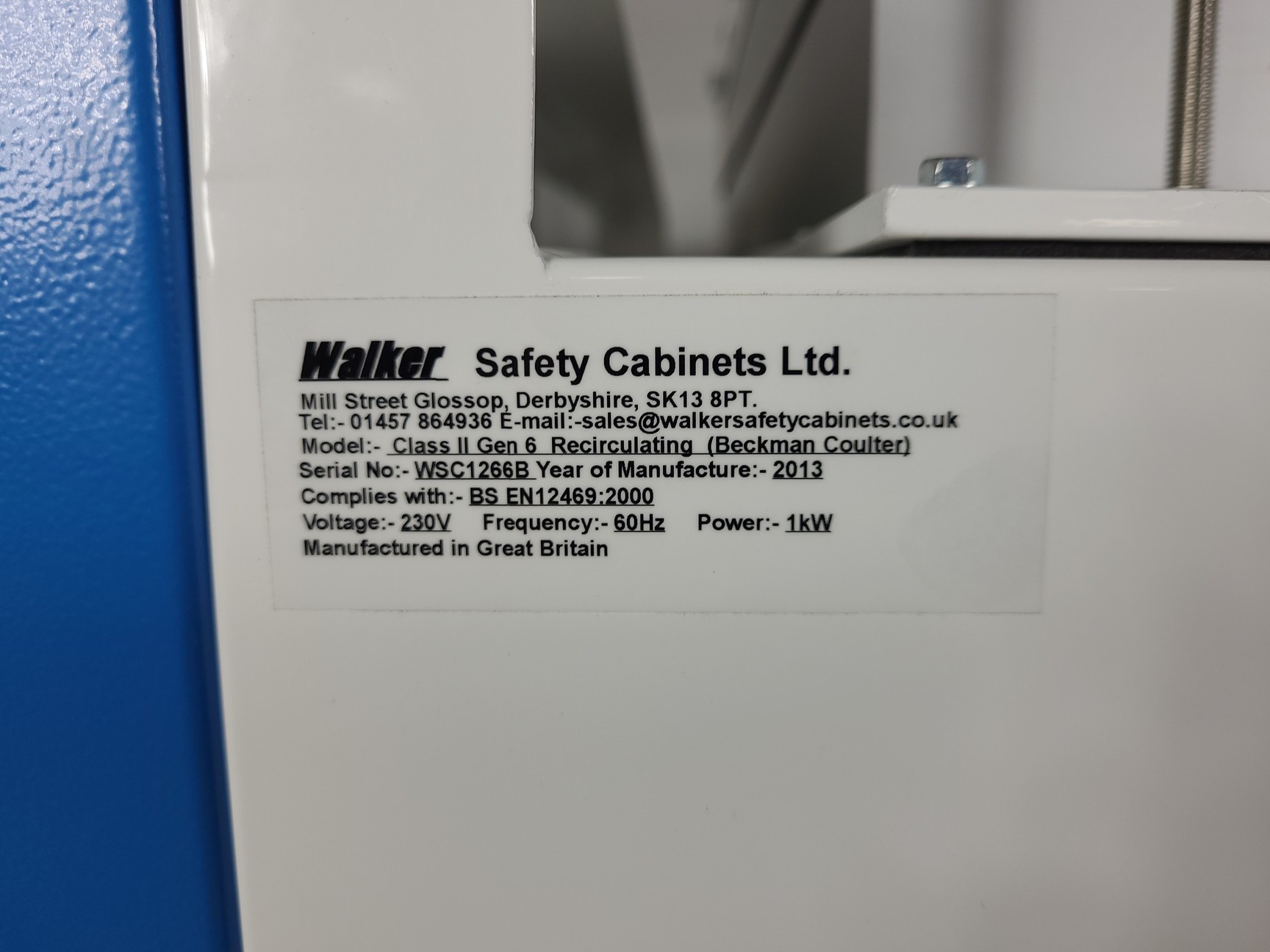 Image of Beckman Coulter MoFlo Laser Cytomation System w/ MSC Class II Safety Cabinet Lab