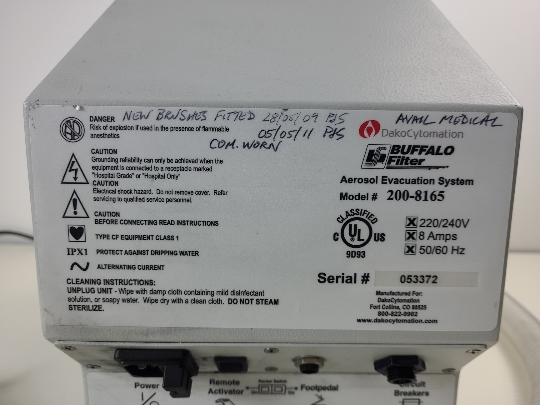 Image of Beckman Coulter MoFlo Laser Cytomation System w/ MSC Class II Safety Cabinet Lab