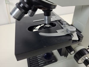 Thumbnail image of Carl Zeiss Jena Laboval 4 Microscope - 3 Objectives 10/0.25 40/0.65 HI 100/1.25