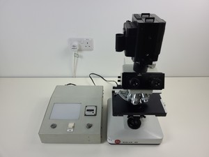 Thumbnail image of Leitz Dialux 20 Microscope & 5 Objectives Inc 100/1.25 OEL PHACO 3 NPL FLUOTAR 