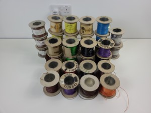 Thumbnail image of 33 x Reels of Farnell & DAVU Equipment Cable -Single Solid & Multi Core 1/0.6mm 