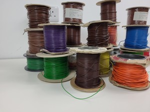 Thumbnail image of 29 x Reels of Farnell, RS & D.E.F.12 Equipment Wire - Single Solid & Multi Core