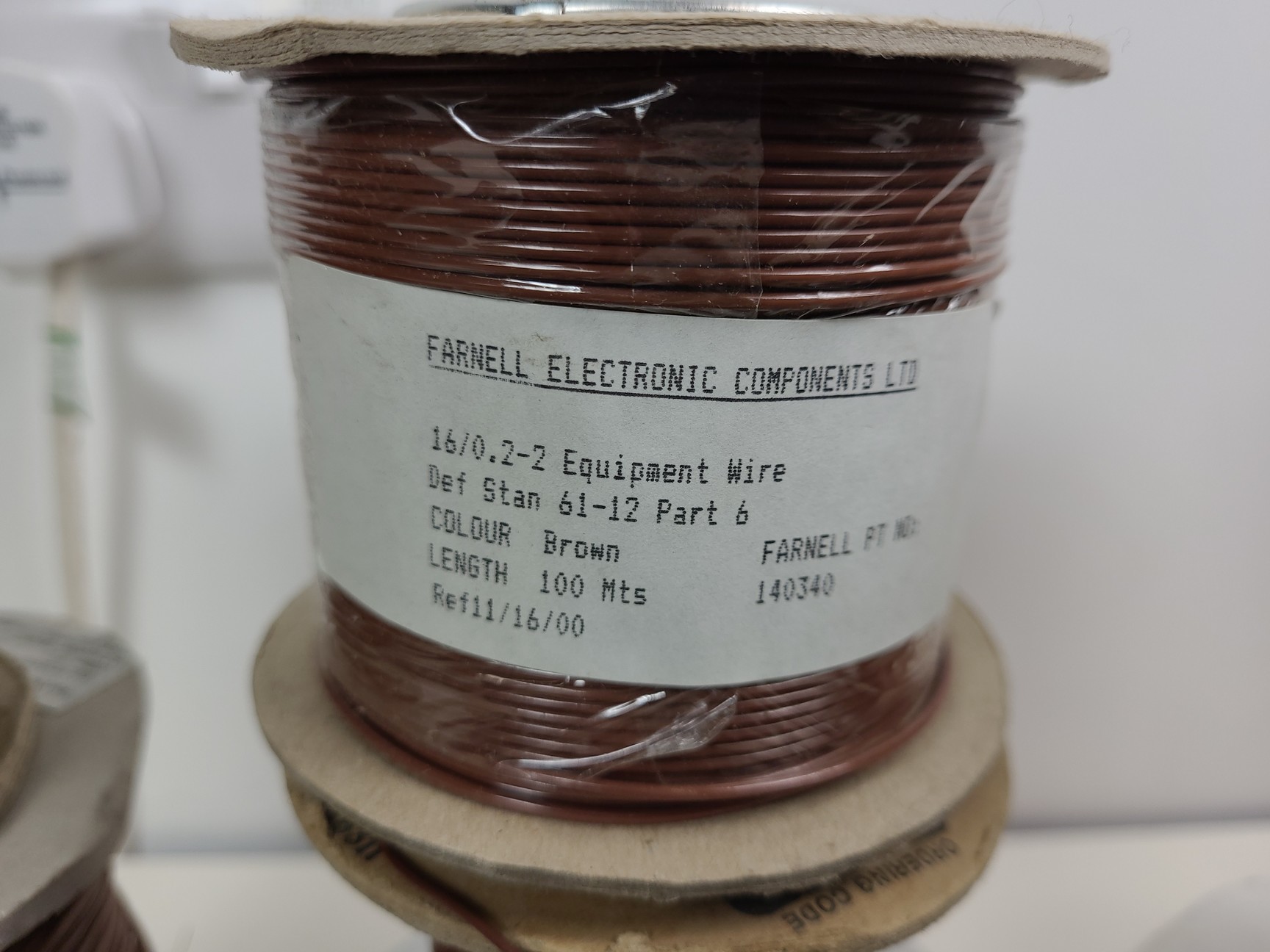 Image of 29 x Reels of Farnell, RS & D.E.F.12 Equipment Wire - Single Solid & Multi Core