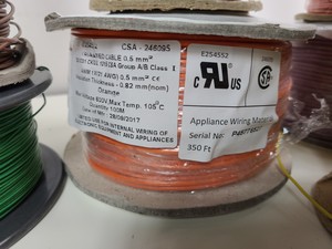 Thumbnail image of 29 x Reels of Farnell, RS & D.E.F.12 Equipment Wire - Single Solid & Multi Core