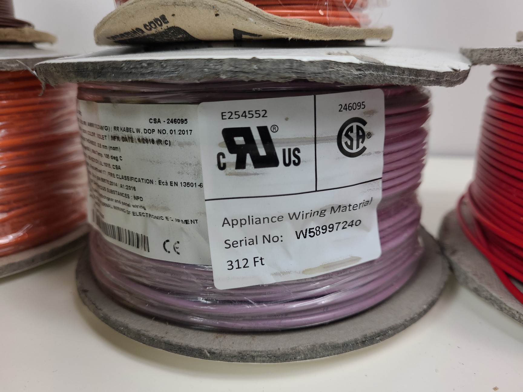 Image of 29 x Reels of Farnell, RS & D.E.F.12 Equipment Wire - Single Solid & Multi Core