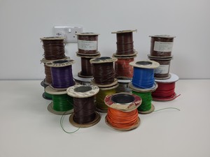 Thumbnail image of 29 x Reels of Farnell, RS & D.E.F.12 Equipment Wire - Single Solid & Multi Core