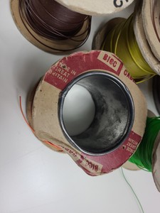 Thumbnail image of 29 x Reels of Farnell, RS & D.E.F.12 Equipment Wire - Single Solid & Multi Core