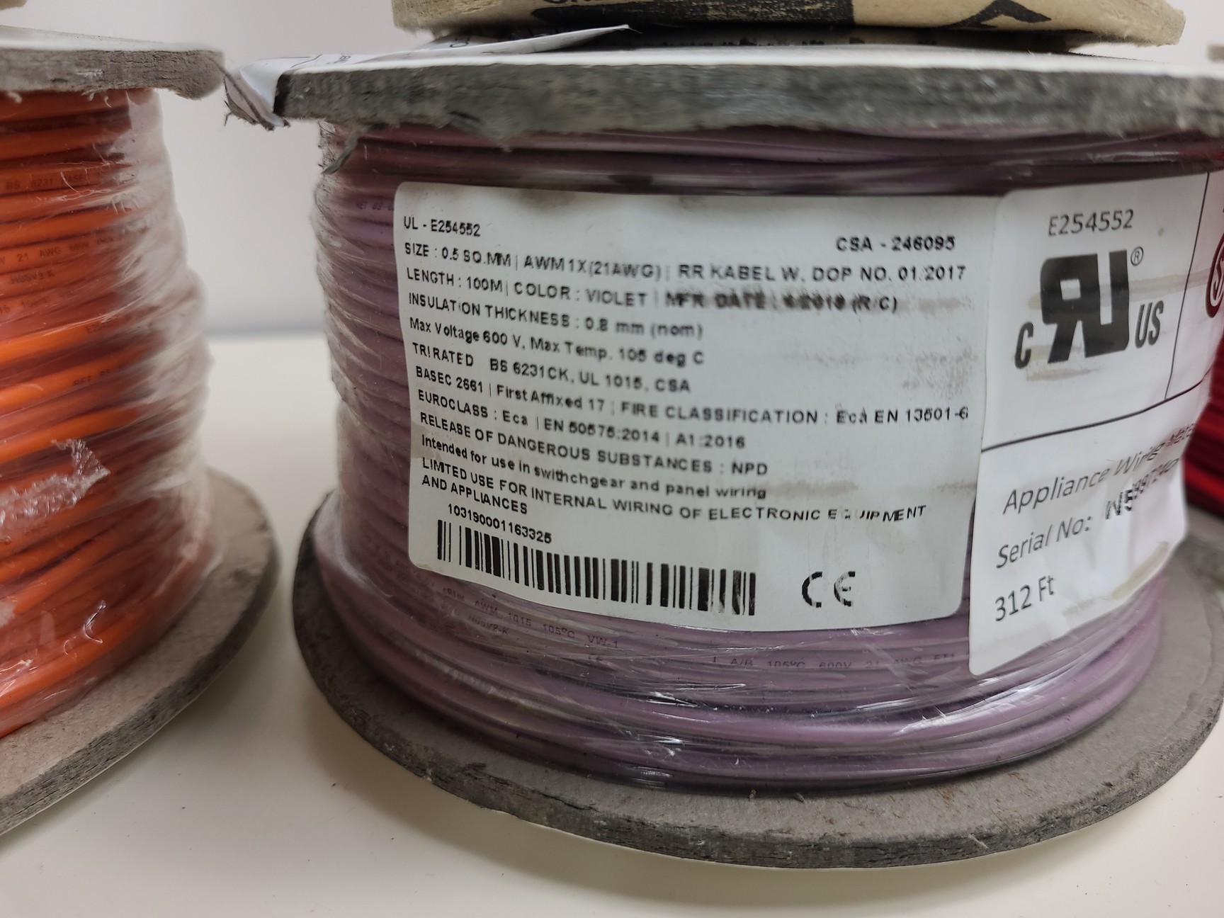 Image of 29 x Reels of Farnell, RS & D.E.F.12 Equipment Wire - Single Solid & Multi Core