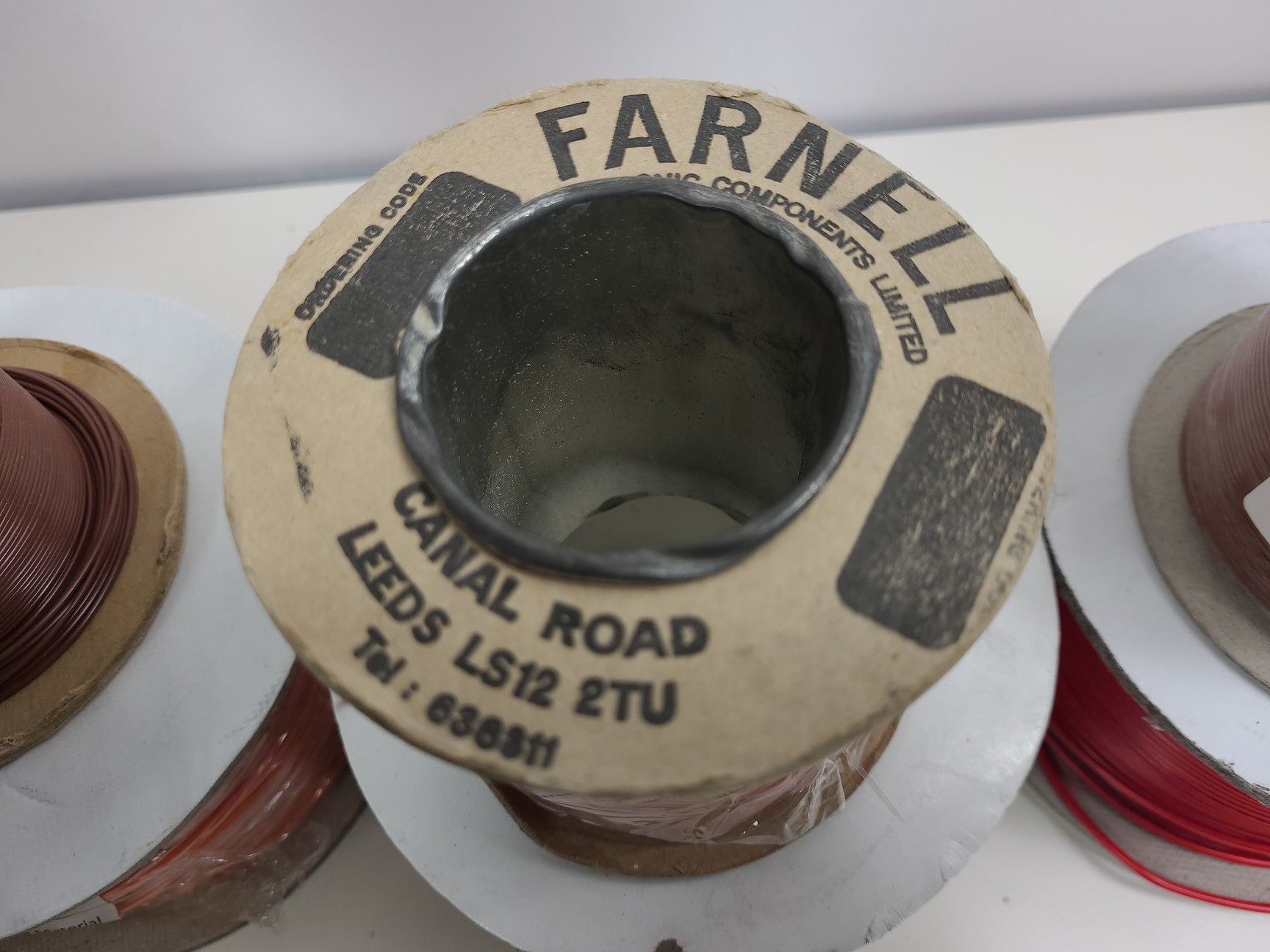 Image of 29 x Reels of Farnell, RS & D.E.F.12 Equipment Wire - Single Solid & Multi Core