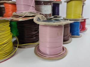 Thumbnail image of 29 x Reels of Farnell, RS & D.E.F.12 Equipment Wire - Single Solid & Multi Core