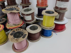 Thumbnail image of 29 x Reels of Farnell, RS & D.E.F.12 Equipment Wire - Single Solid & Multi Core