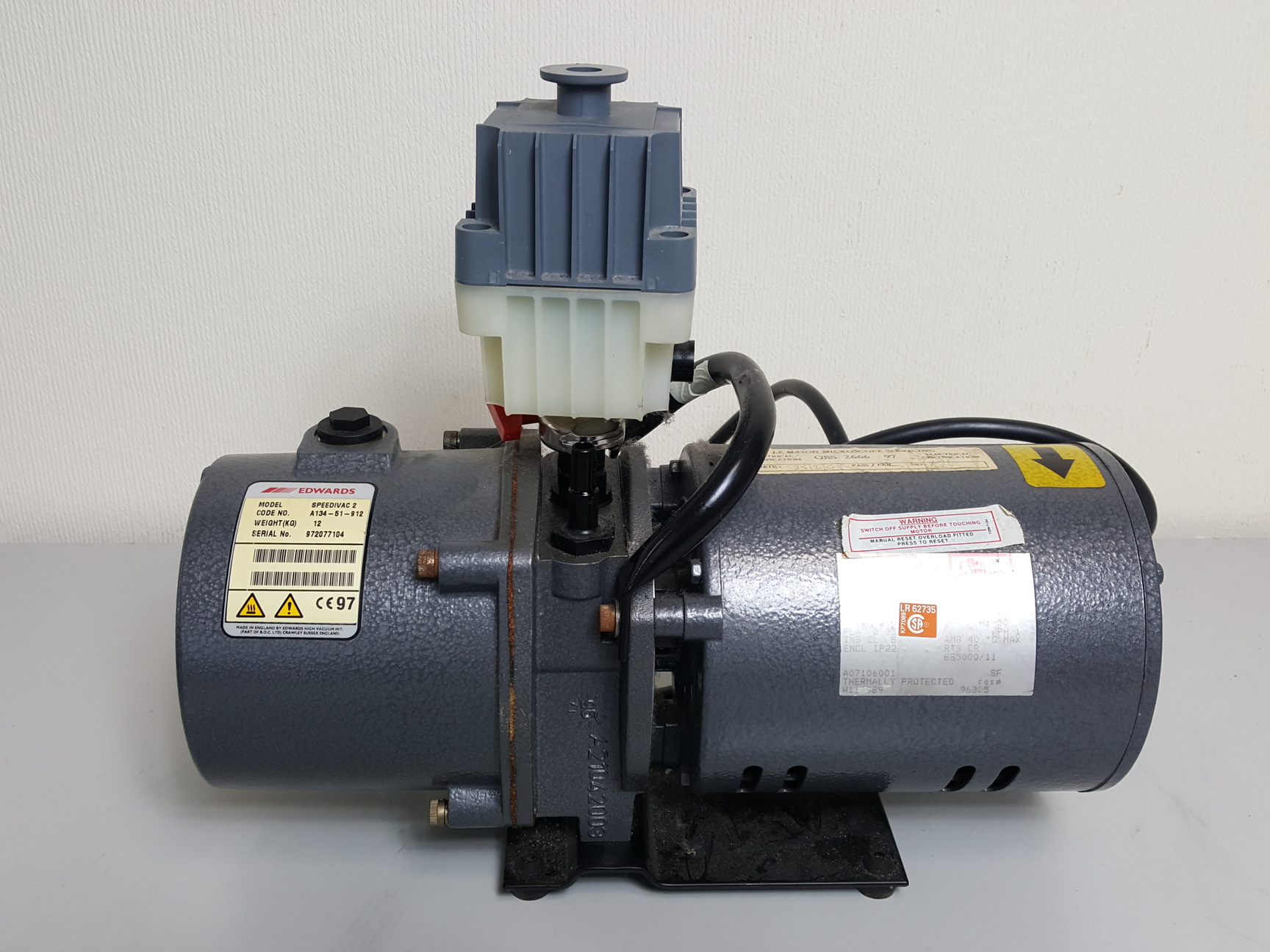 Edwards Vacuum Pump Model Speedivac 2 A13451912 Lab