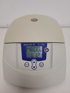 Thumbnail image of Sigma 1-14 Benchtop Centrifuge with 14800rpm Rotor Lab 