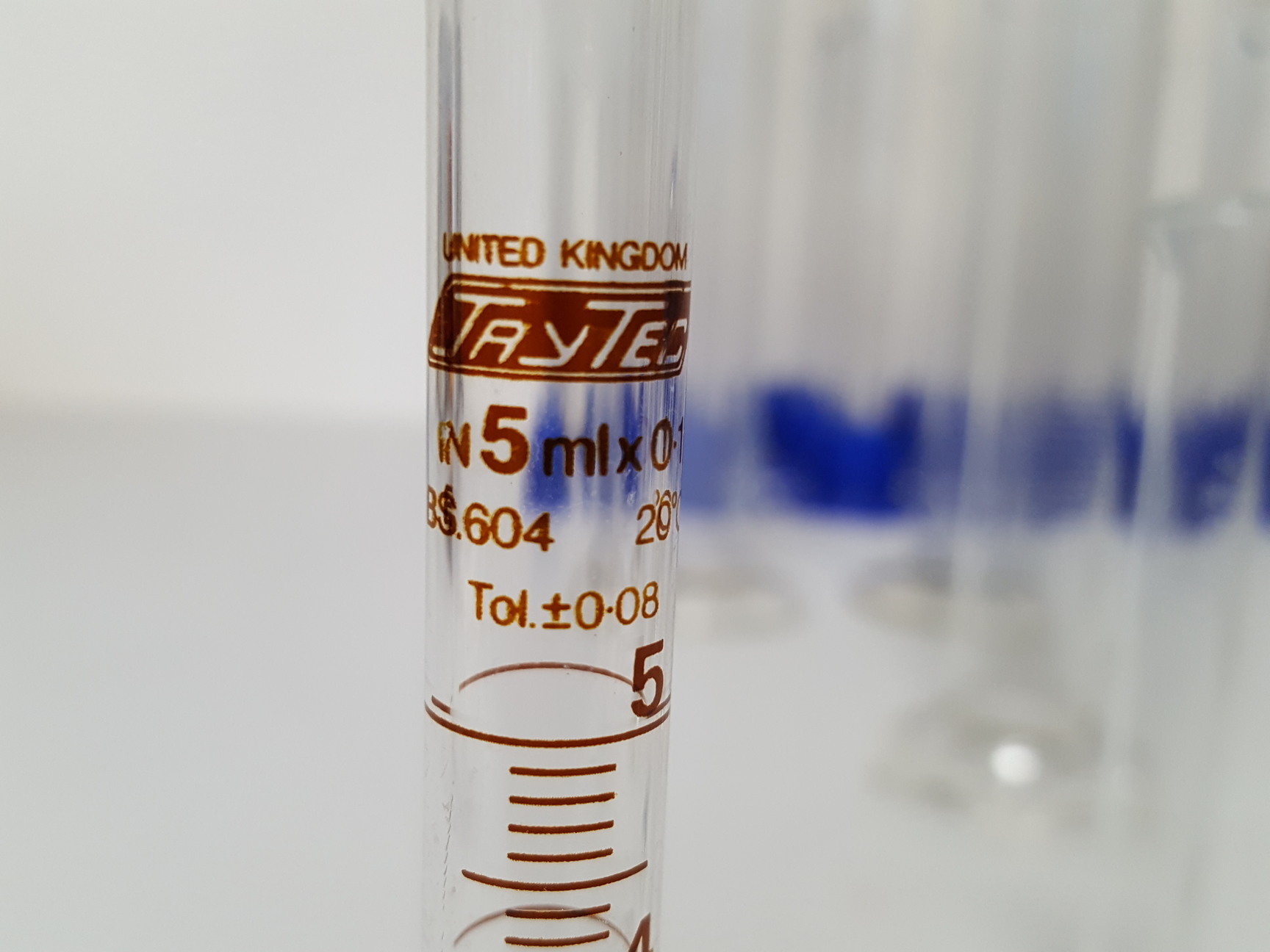 Image of Large Lot of 72 Glass Laboratory Graduated Cylinders - 100ml, 50ml, 5ml, Lab