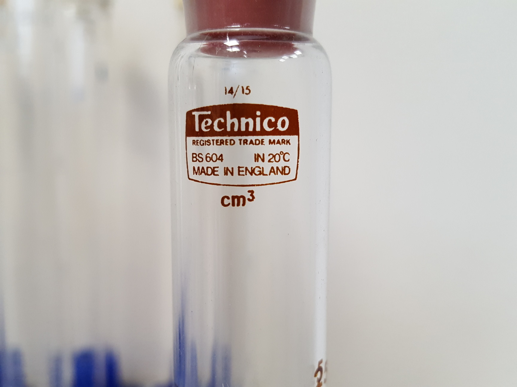 Image of Large Lot of 72 Glass Laboratory Graduated Cylinders - 100ml, 50ml, 5ml, Lab
