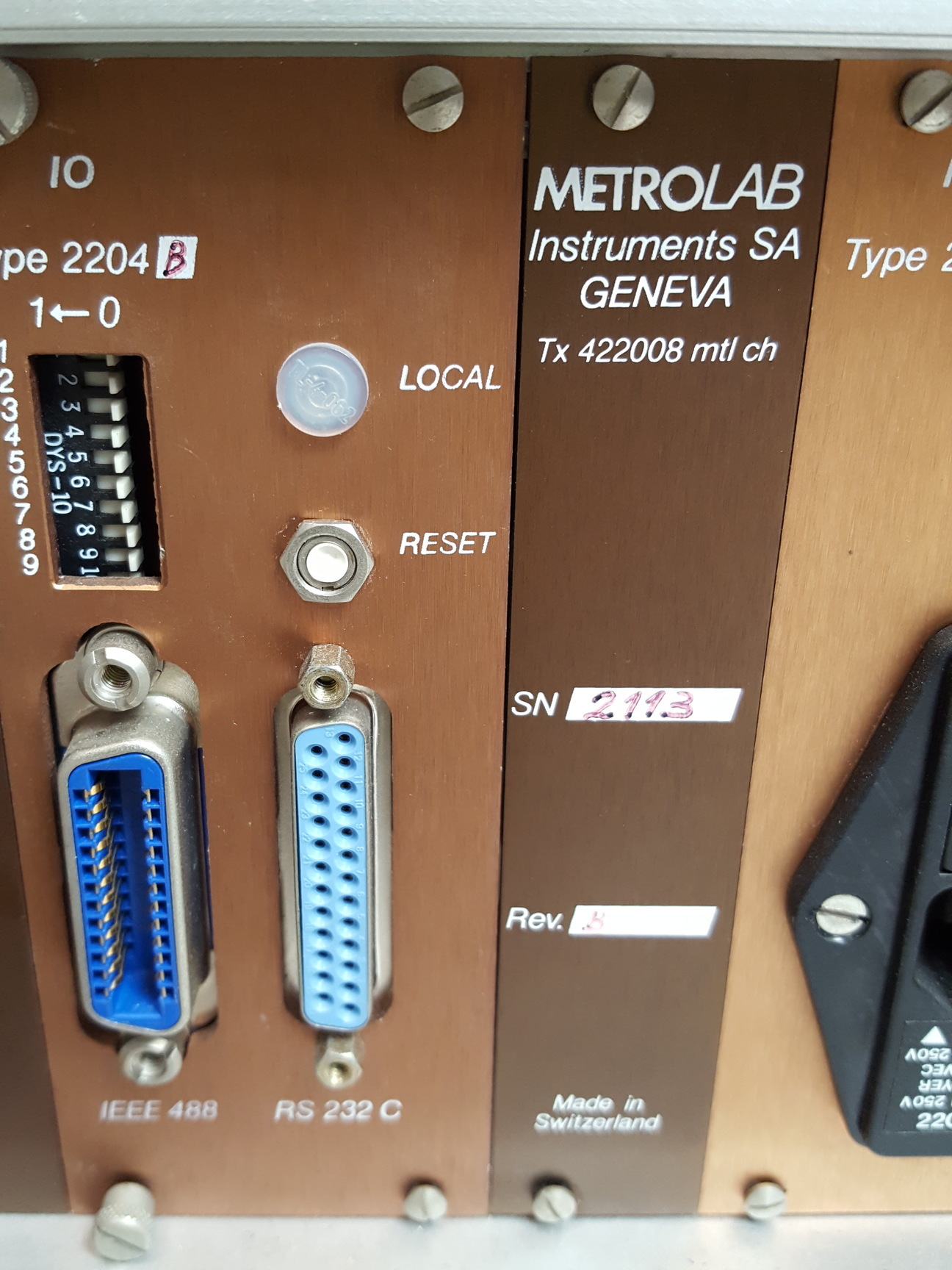 Image of Metrolab Precision NMR Teslameter PT 2025 Lab