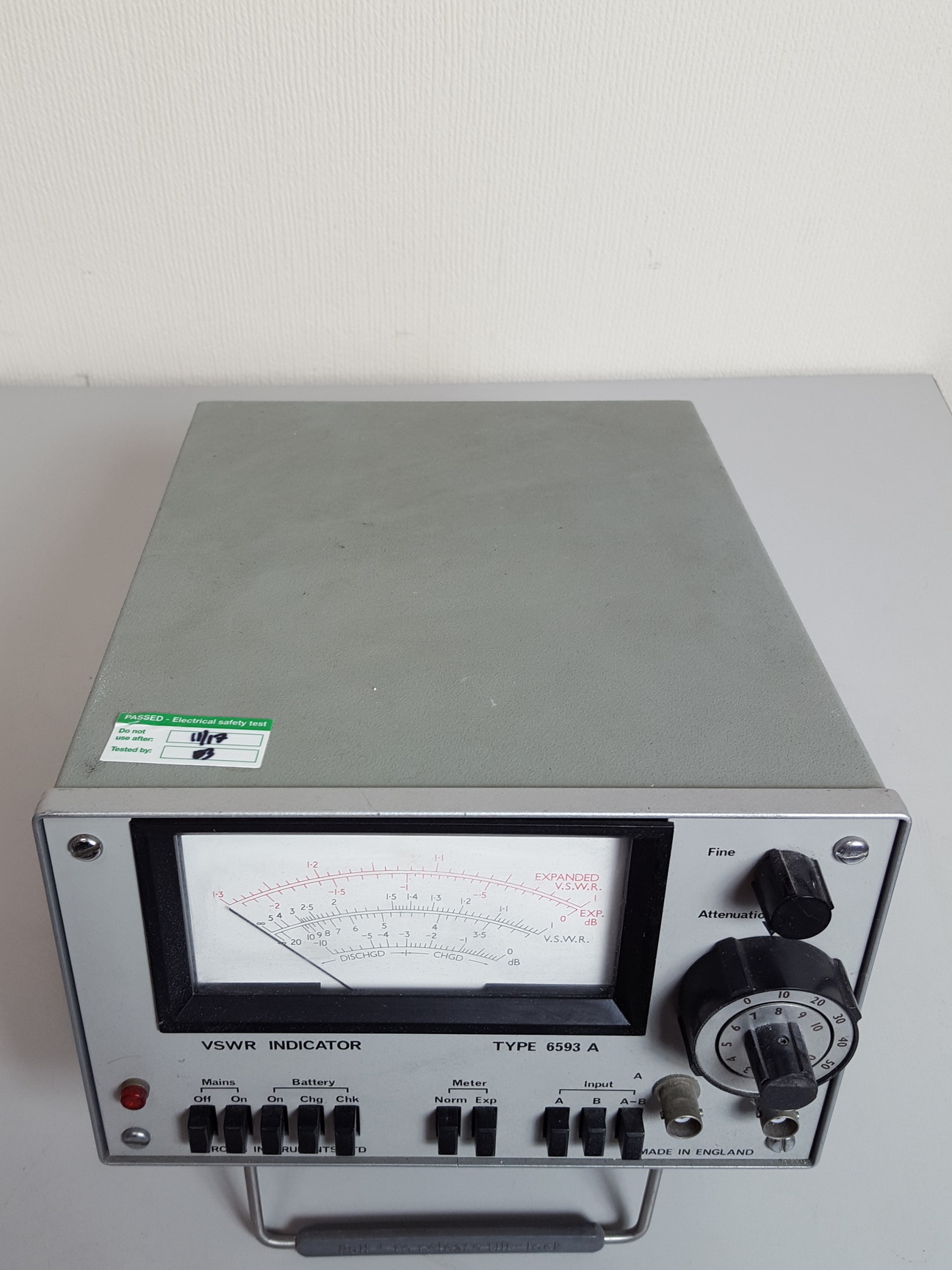 Image of Marconi Instruments VSWR Indicator Type 6953 A Lab