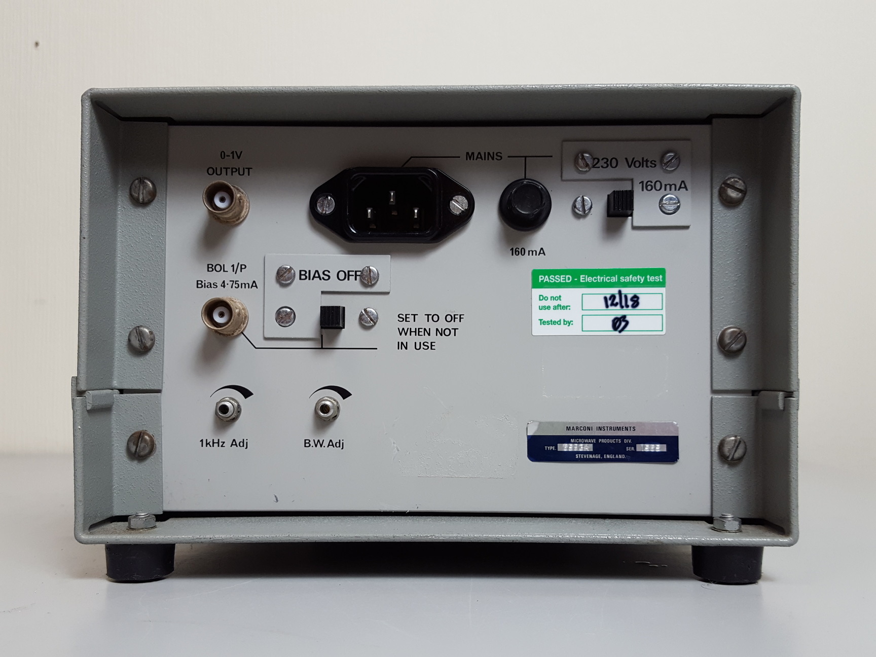 Image of Marconi Instruments Type 6953 A VSWR Indicator Lab