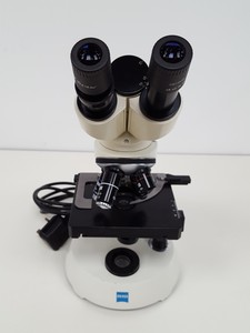 Thumbnail image of Carl Zeiss NT 6V Binocular Microscope & 4 Objectives 