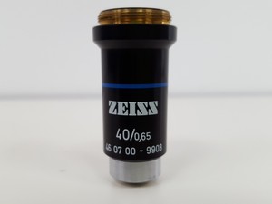 Thumbnail image of Carl Zeiss NT 6V Binocular Microscope & 4 Objectives 