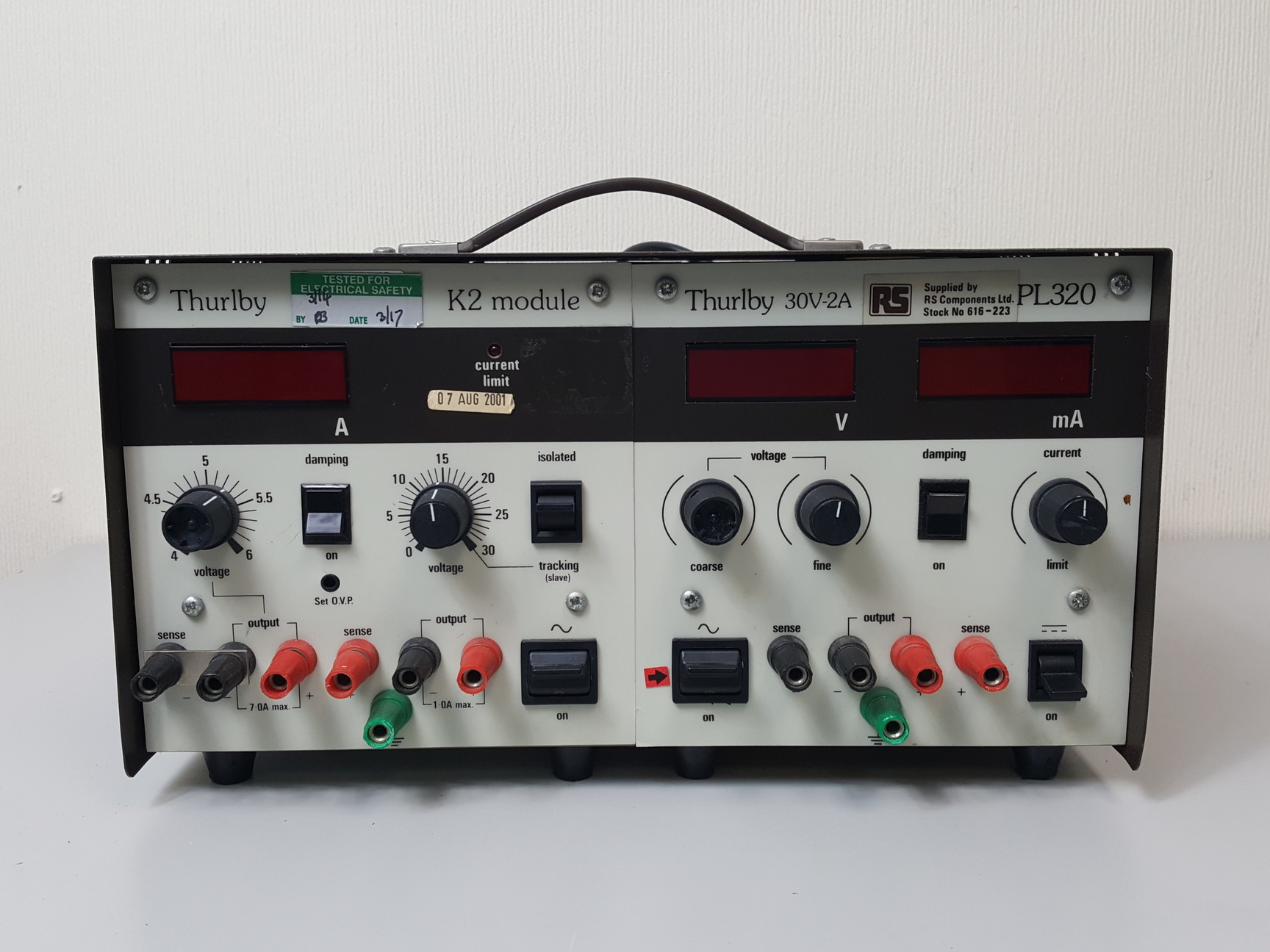 Image of Thurlby K2 Module PL320 30v 2A 300w Benchtop Power Supply Lab