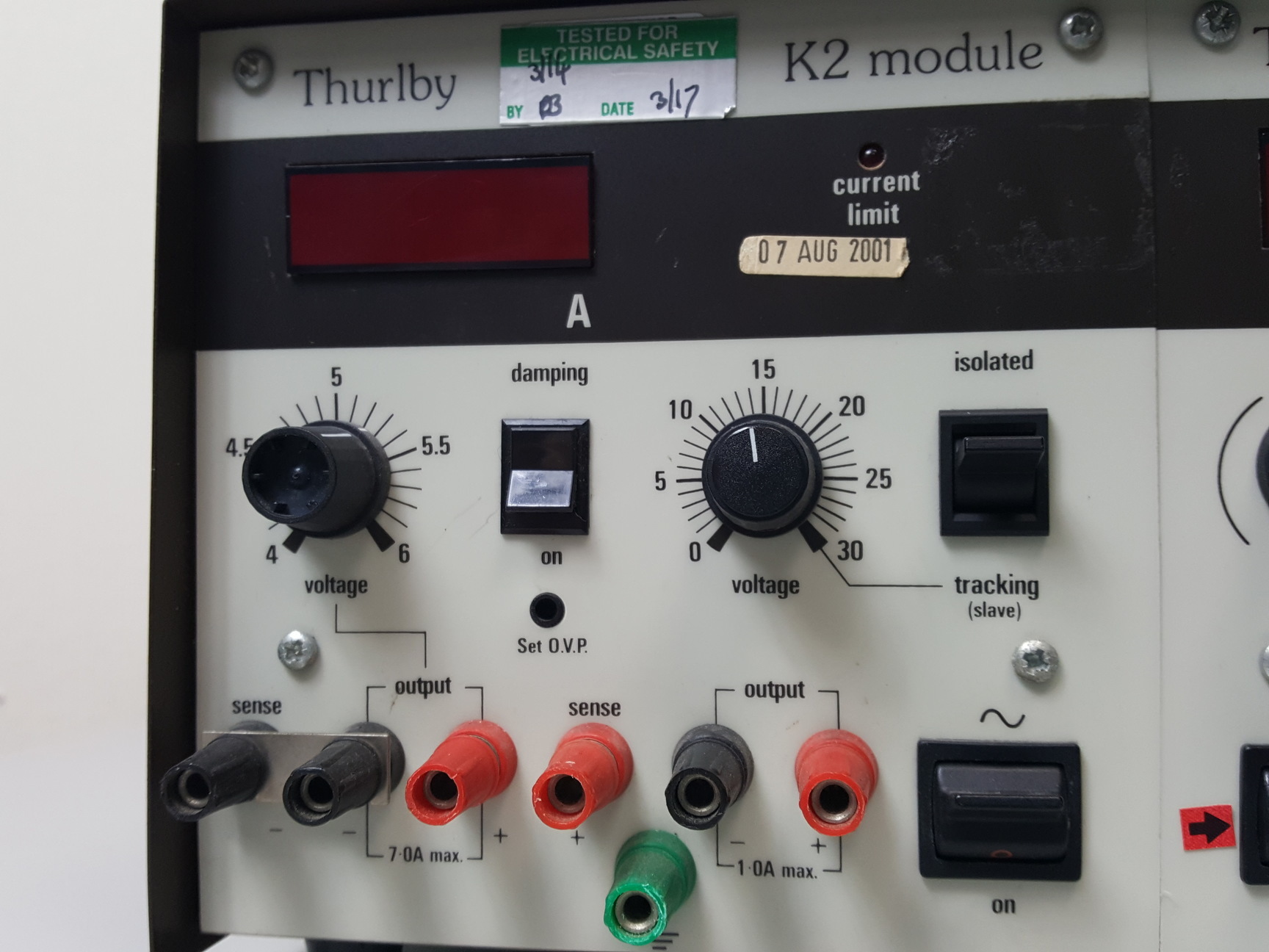 Image of Thurlby K2 Module PL320 30v 2A 300w Benchtop Power Supply Lab