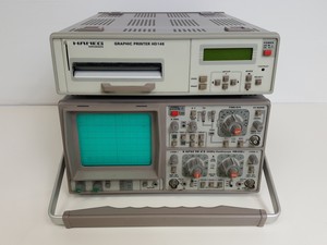 Thumbnail image of Hameg Oscilloscope / Storage Scope HM205-2, Graphic Printer HD148 & Paper Lab