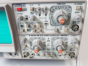 Thumbnail image of Hameg Oscilloscope / Storage Scope HM205-2, Graphic Printer HD148 & Paper Lab