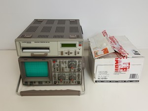 Thumbnail image of Hameg Oscilloscope / Storage Scope HM205-2, Graphic Printer HD148 & Paper Lab