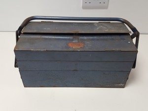 Thumbnail image of 3 x Vintage RS and Enox Tool Boxes / Chests with Pull Out Tray