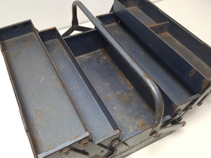 Thumbnail image of 3 x Vintage RS and Enox Tool Boxes / Chests with Pull Out Tray