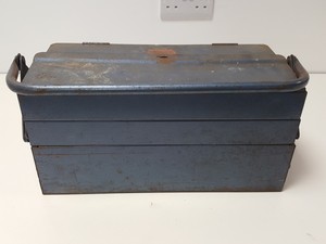 Thumbnail image of 3 x Vintage RS and Enox Tool Boxes / Chests with Pull Out Tray