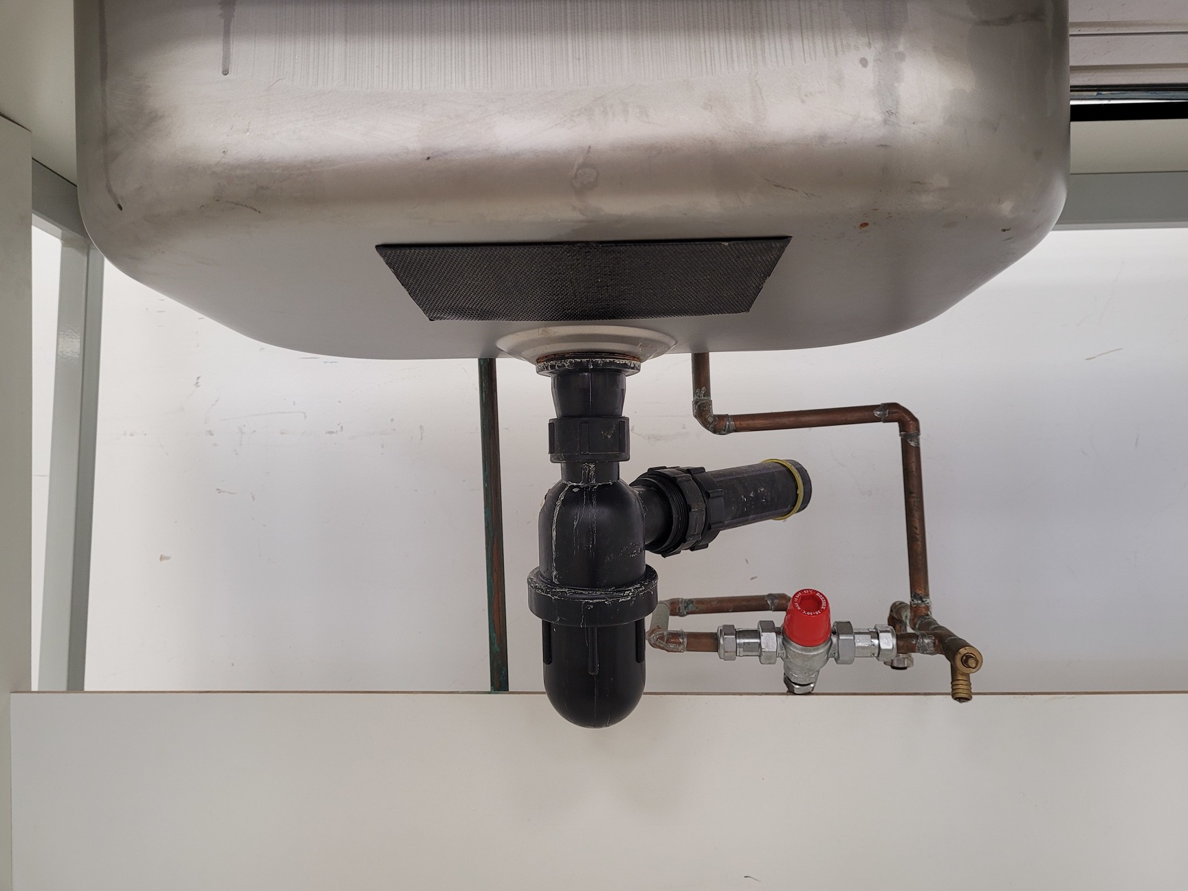 Image of Trespa Laboratory Sink Unit with Cupboard 160cm x 80cm x 90cm LWH Lab