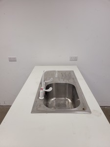 Thumbnail image of Trespa Laboratory Sink Unit with Cupboard 160cm x 80cm x 90cm LWH Lab