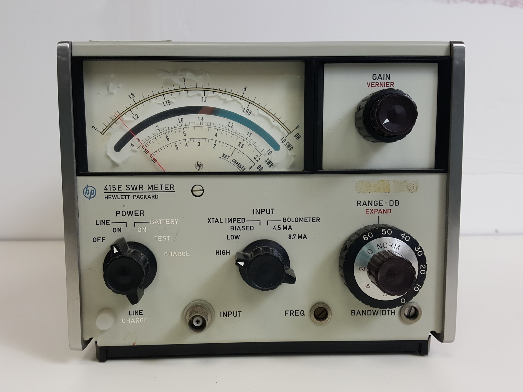 Image of HP Hewlett Packard Model 415 E SWR Meter Lab