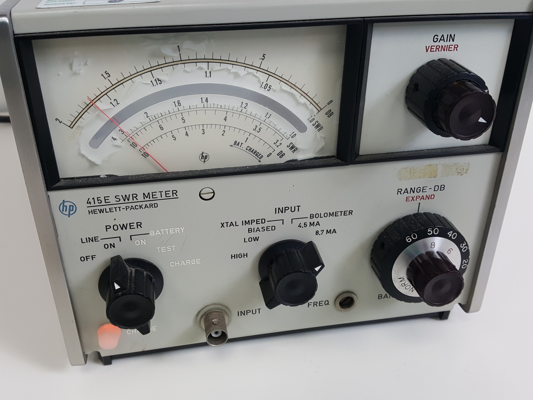 Image of HP Hewlett Packard Model 415 E SWR Meter Lab