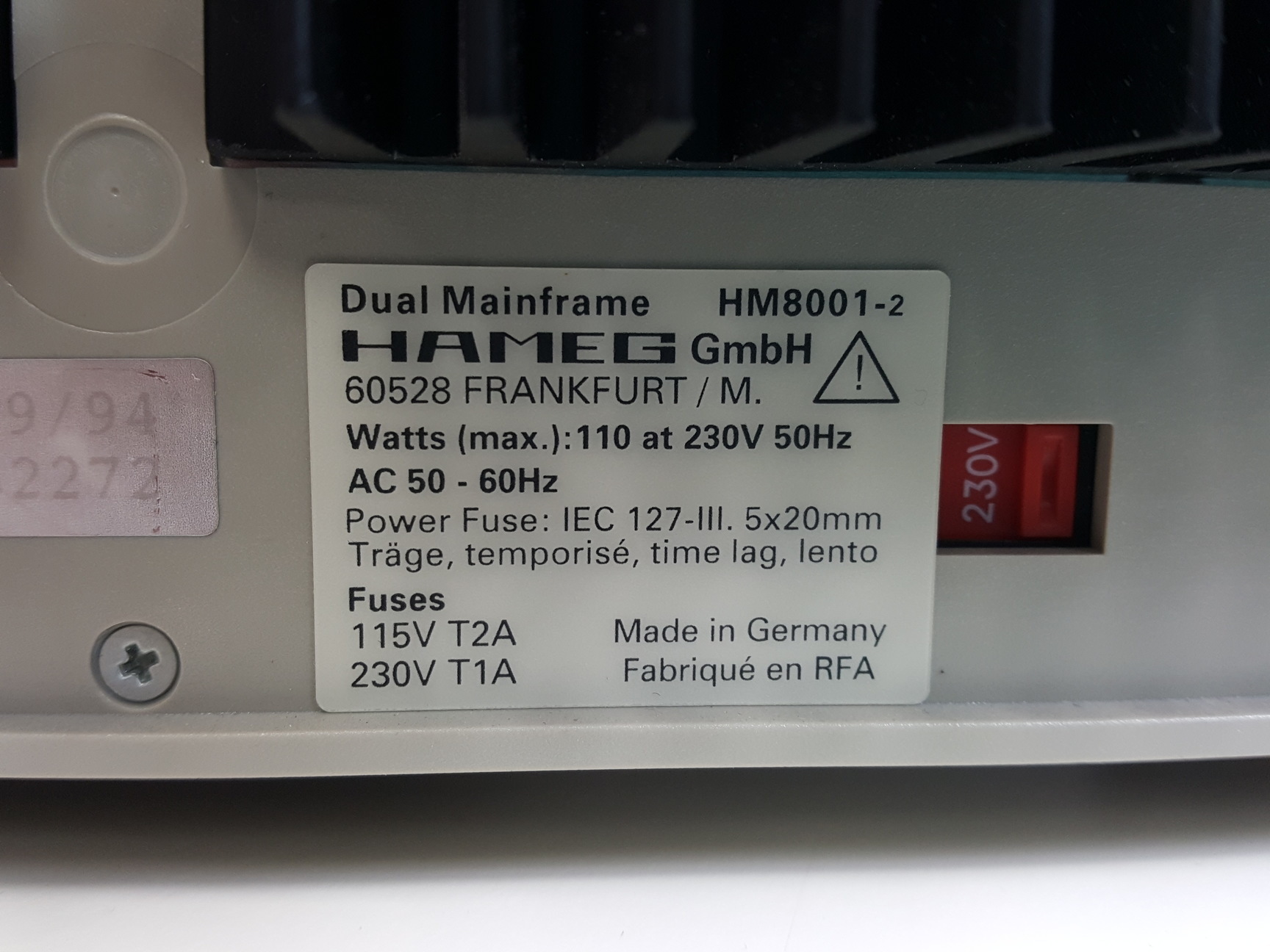 Image of Hameg 20MHz Pulse Generator Model - HM8035 Lab