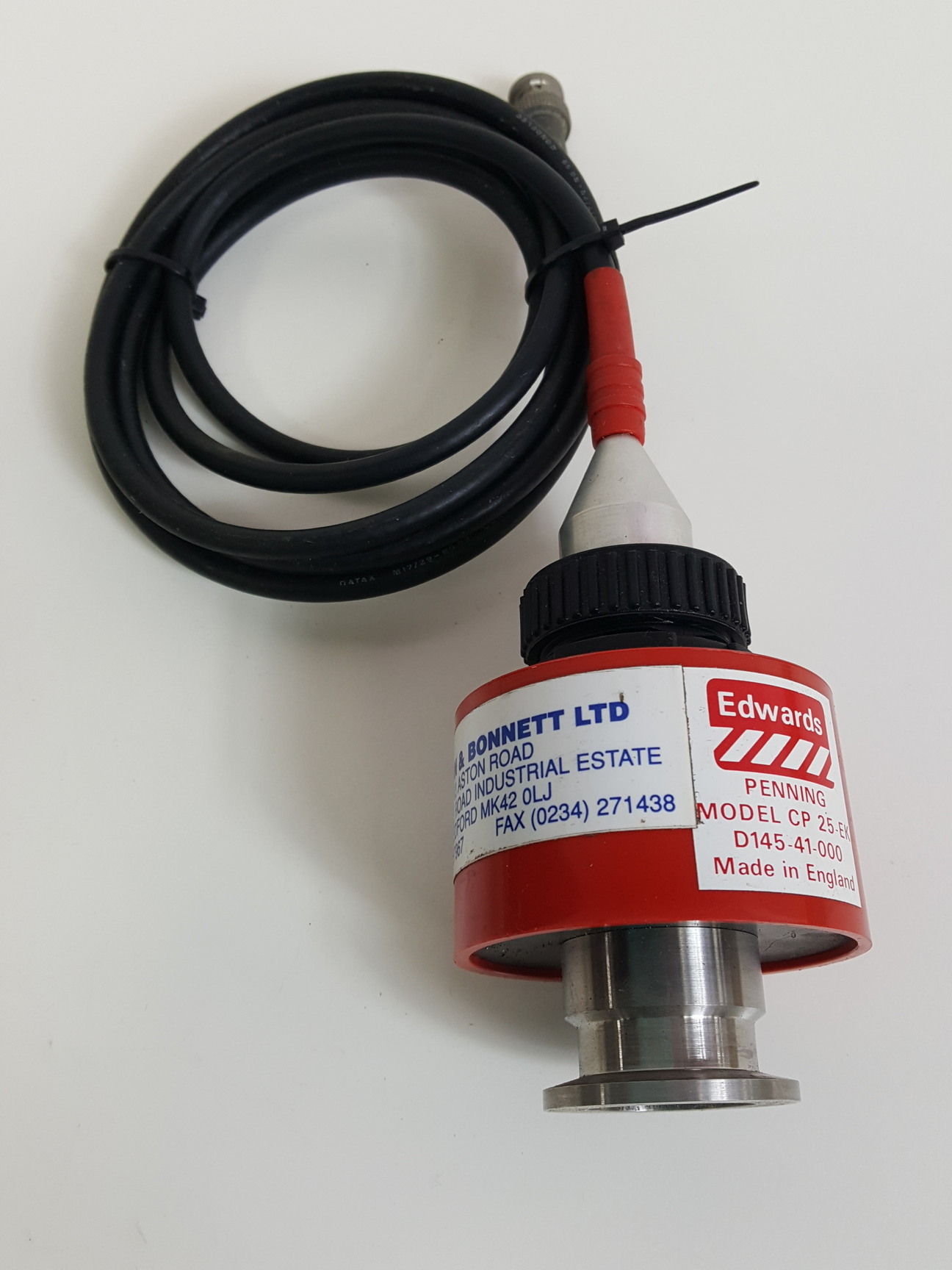 Edwards Penning CP25EK Cold Cathode High Vacuum Gauge Part no. D14541000