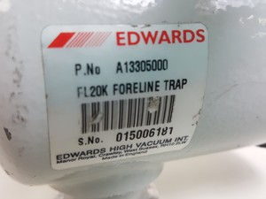 Thumbnail image of Edwards High Vacuum FL20K Foreline Trap A13305000, Activated Alumina & More