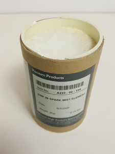 Thumbnail image of Edwards EMF 20 Spare Oil Mist Element Item no. A223-04-199 Lab (2006 Model)