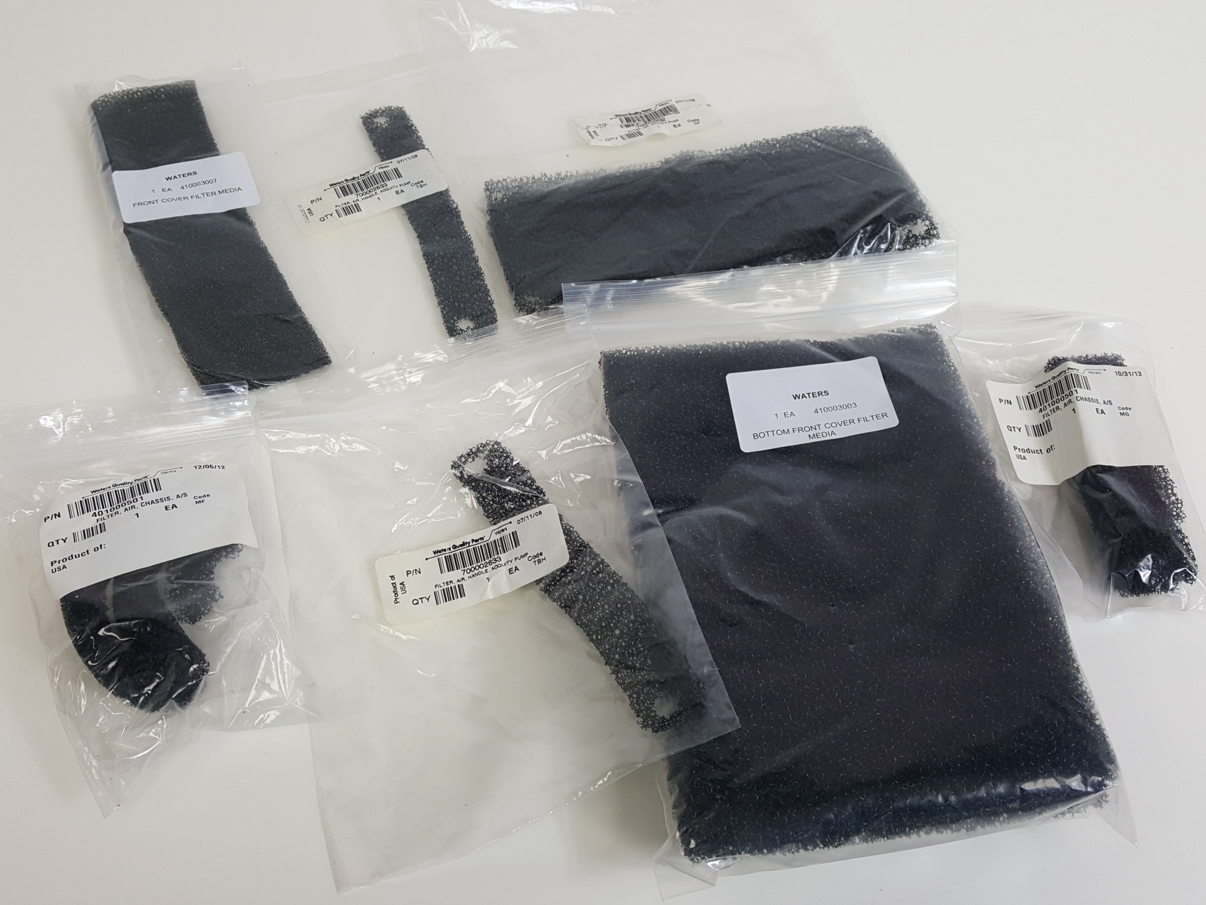 Image of Lot of Waters/Micromass Spare Parts - O-Rings, Capillary Tubes, Screws, Filters 
