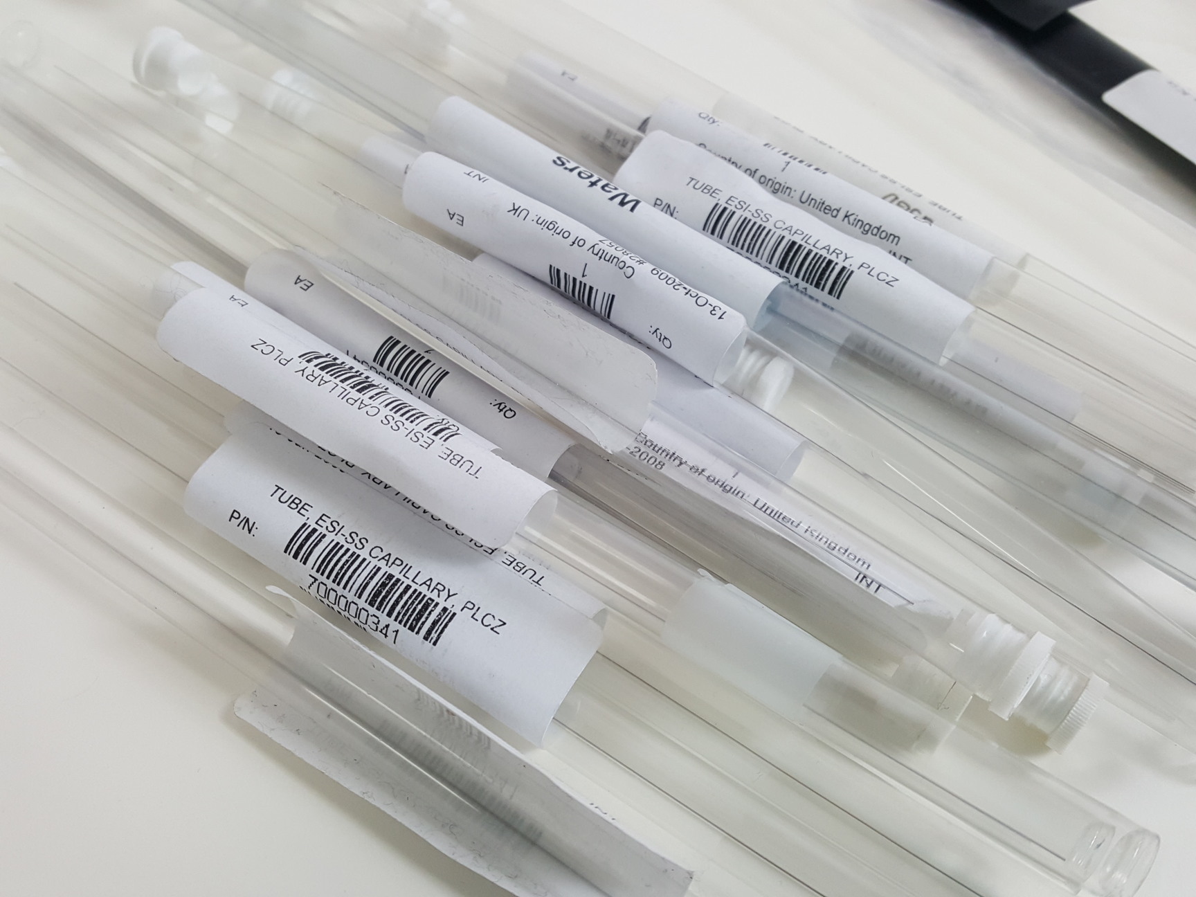 Image of Lot of Waters/Micromass Spare Parts - O-Rings, Capillary Tubes, Screws, Filters 