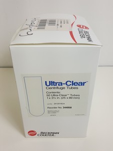 Thumbnail image of 50 x Beckman Coulter Ultra-Clear Centrifuge Tubes 38.5mL (25 x 89mm) Lab