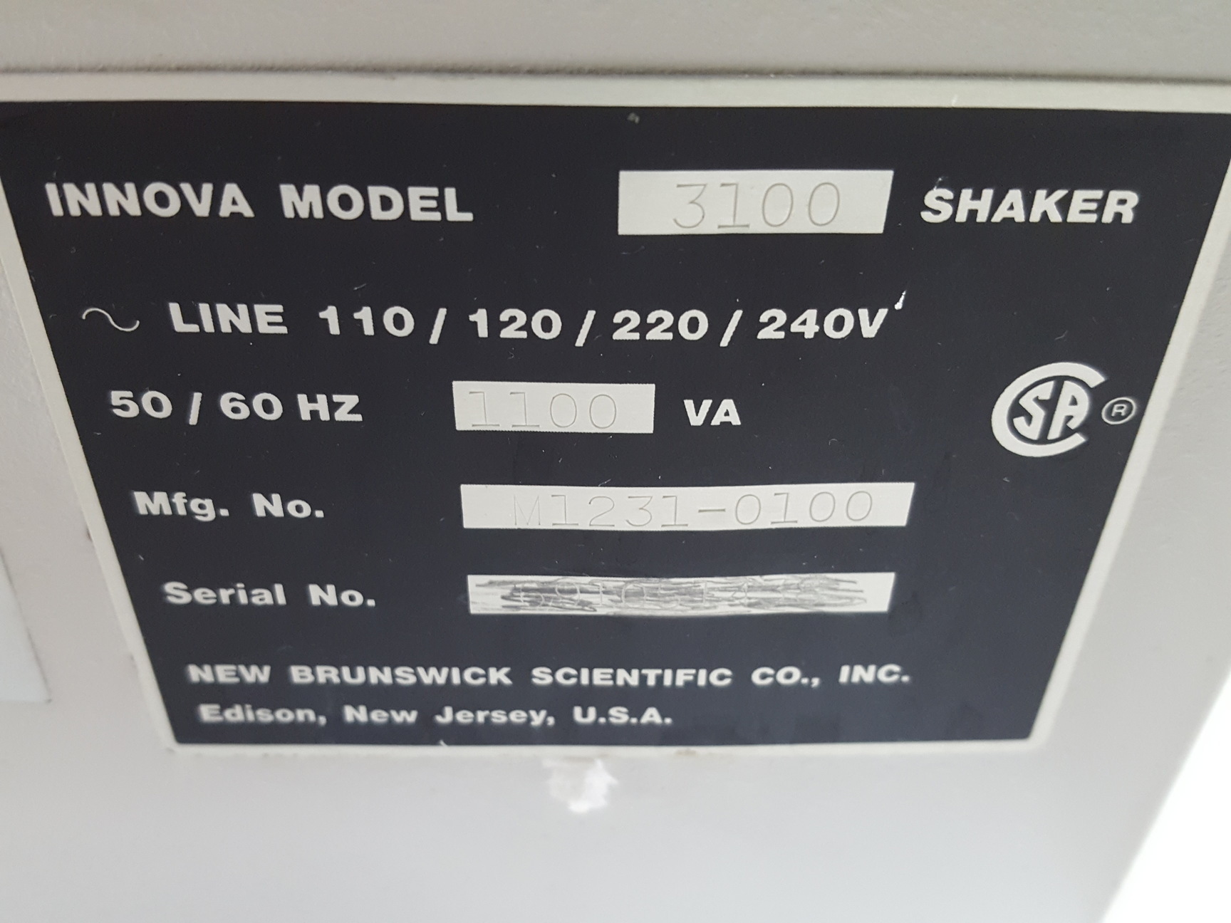 Image of New Brunswick Scientific Innova 3100 Shaking Water Bath Lab 
